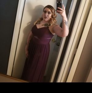 Dark Purple Eva Dress